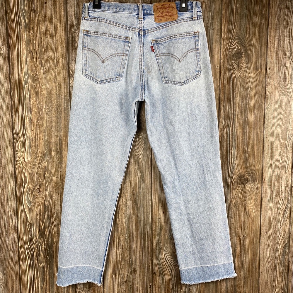 VTG 1997 Levi’s 501 Button Fly Denim Mom Jeans